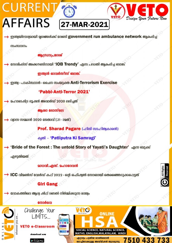 Current Affairs